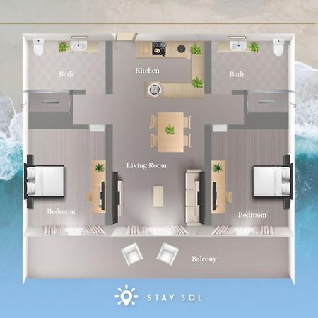 Apartment With Bay View Balcony - Pool - Up To 6 - Gym Hollywood Exterior photo